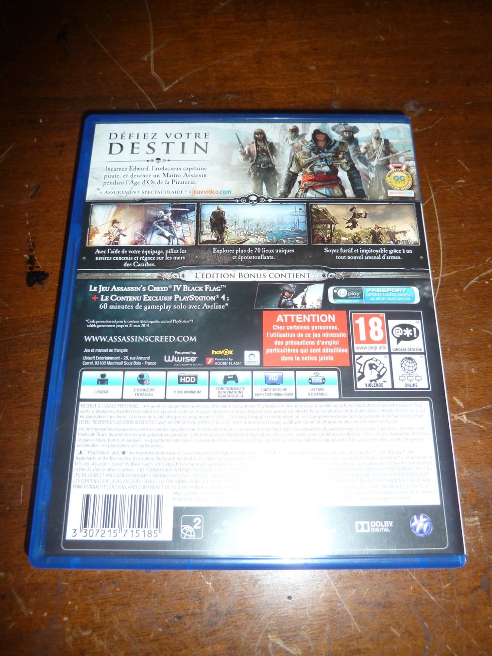 Sony Giochi: Assassin's Creed Black Flag PS4 Fr – Usato da Biel/Bienne venduto da alex-841 3