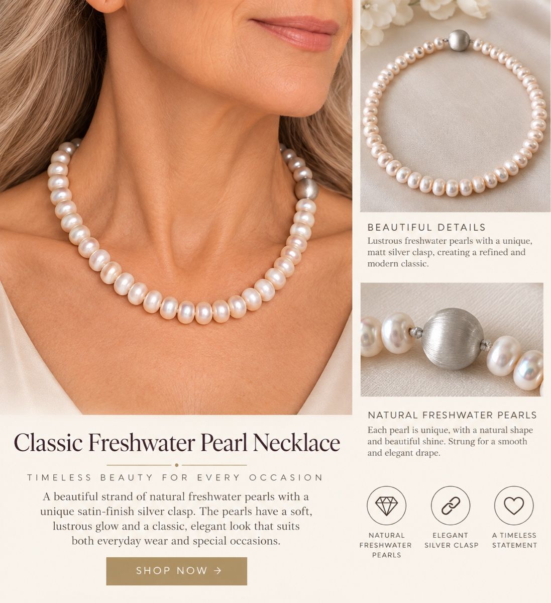 Perlen (unechte): Fresh Water Pearls – Neu (gemäss Beschreibung) aus Horgen von jgo_mxn5 1