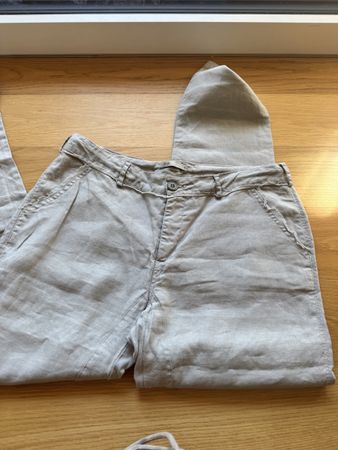Hosen Nile Collection Leinen beige Grösse M guter Zustand