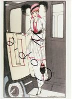 Damenmode_1  von Victor Lhuer,   (Lithoansicht um 1914)