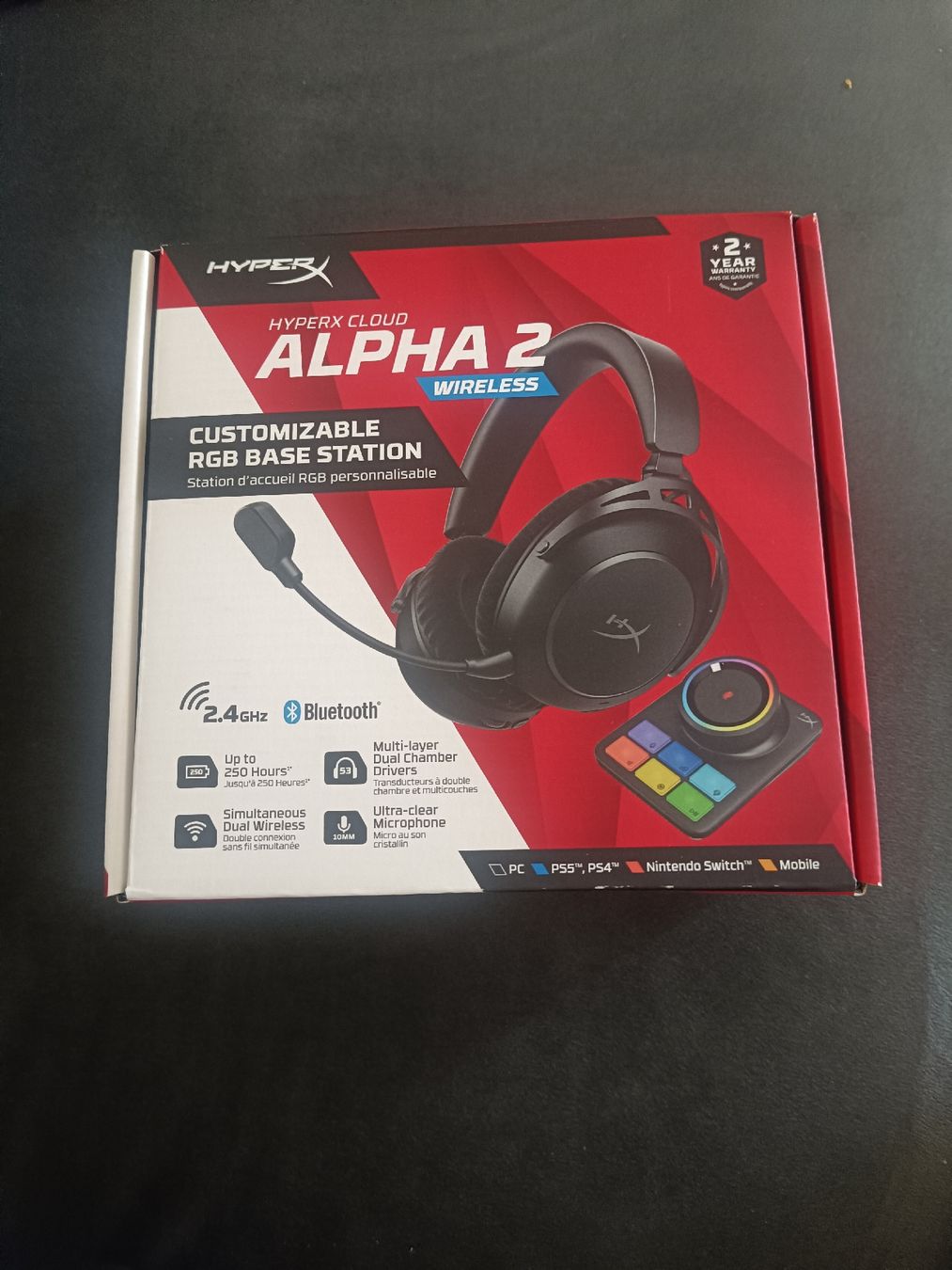 Hyperx Cuffie: Original verpackt, HyperX Cloud Alpha 2 Wireless Headset NEU – Nuovo e nell'imballaggio originale da Allschwil venduto da ayt_m7xq