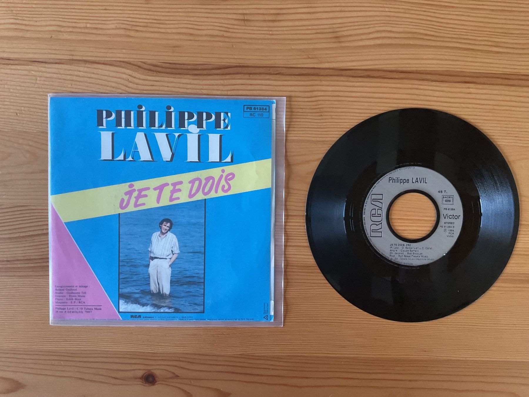 Vinyles: Single 7’’ - Philippe Lavil / Jamaïcaine – D'occasion à Ocourt par ocourtois 1