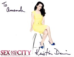 Original Autogramm von Kristin Davis