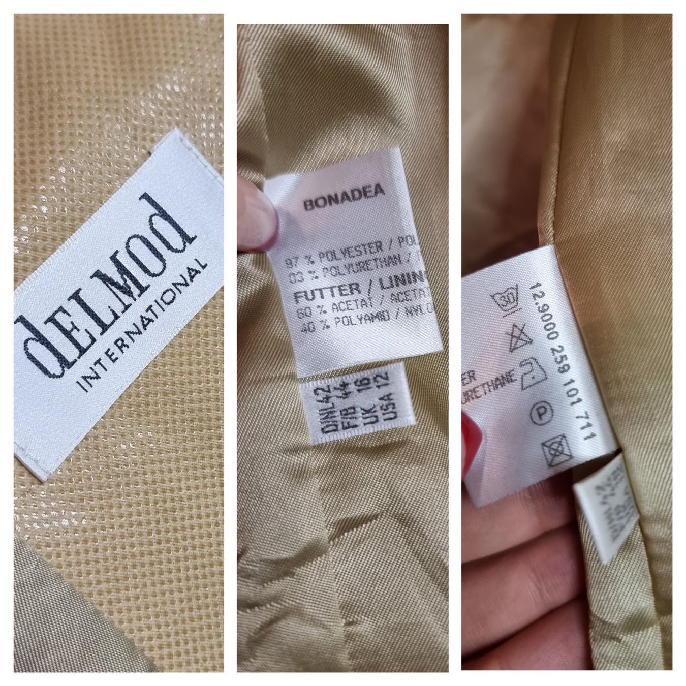Giacche: Vintage Übergangsjacke Delmod International XL/XXL – Usato da Wald ZH venduto da CapLux 4
