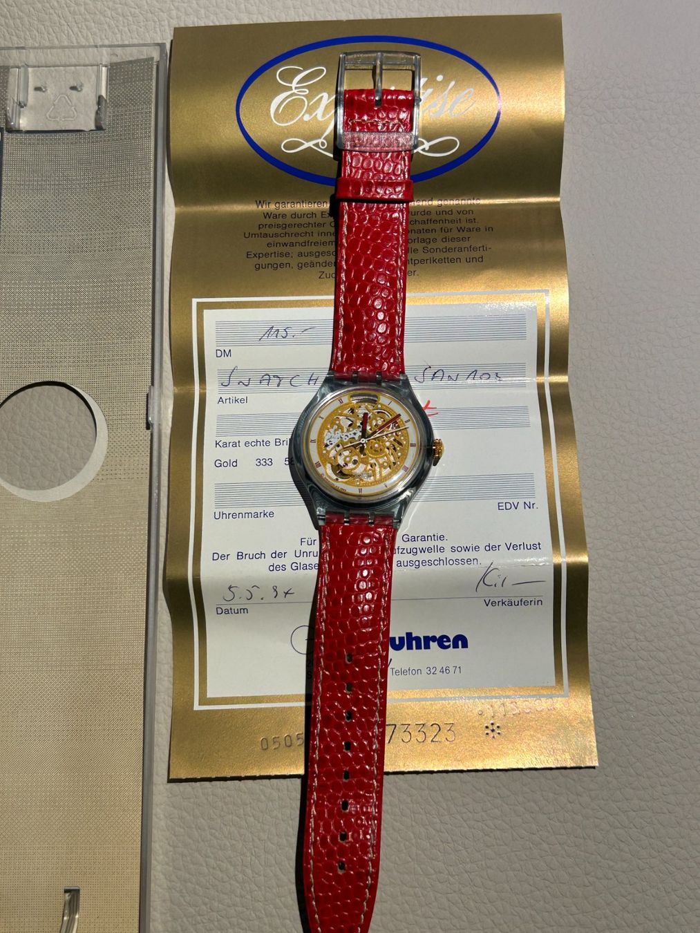 Swatch Armbänder & -reifen: Swatch Abendrot SAN103 Automatic Vintage – Neu (gemäss Beschreibung) aus Basel von arm_gf7p 2