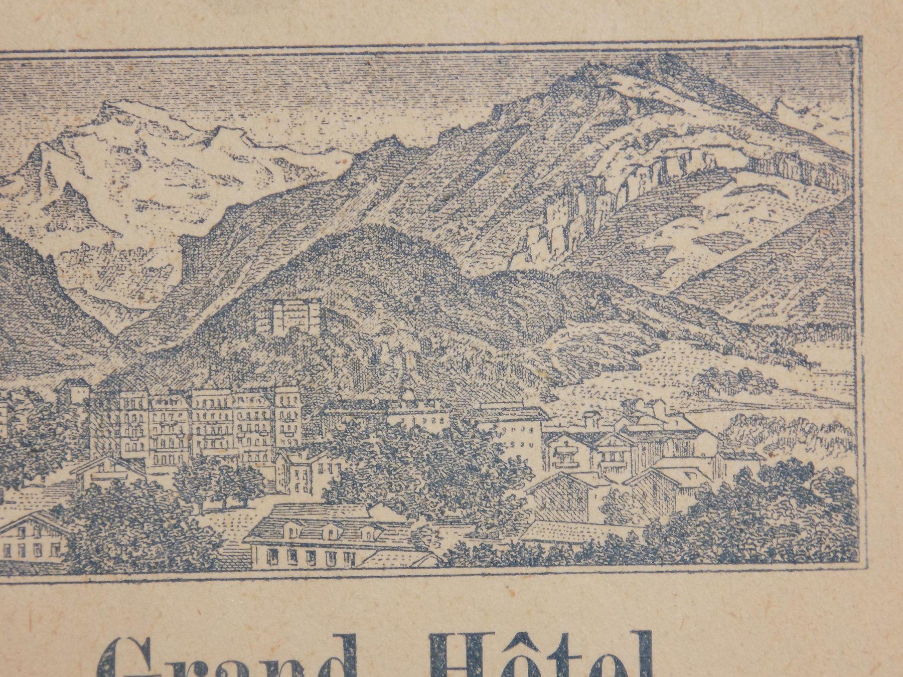 Incisioni: Hotel Victoria Interlaken – Usato da Risch venduto da Rischli15 7