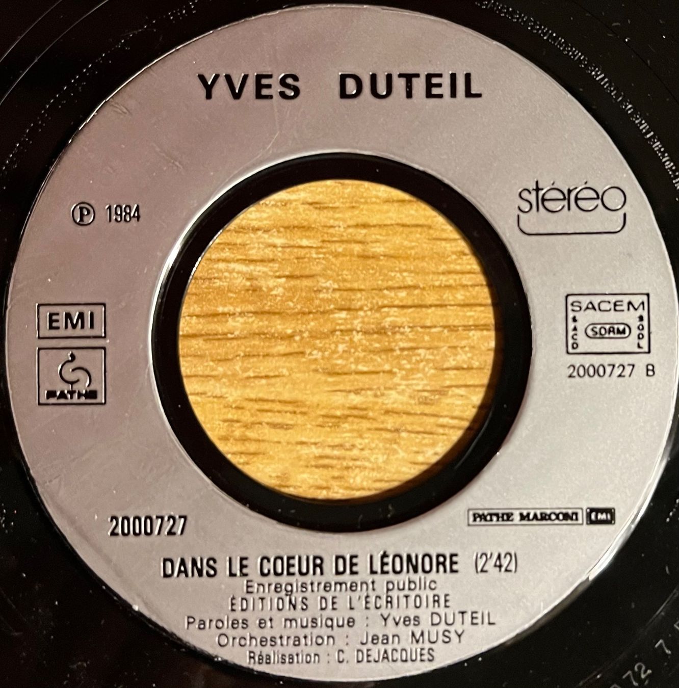 Schallplatten: YVES DUTEIL - CLÉMENTINE ET LÉON – Gebraucht aus Bussigny von vinyl-pas-cher 3