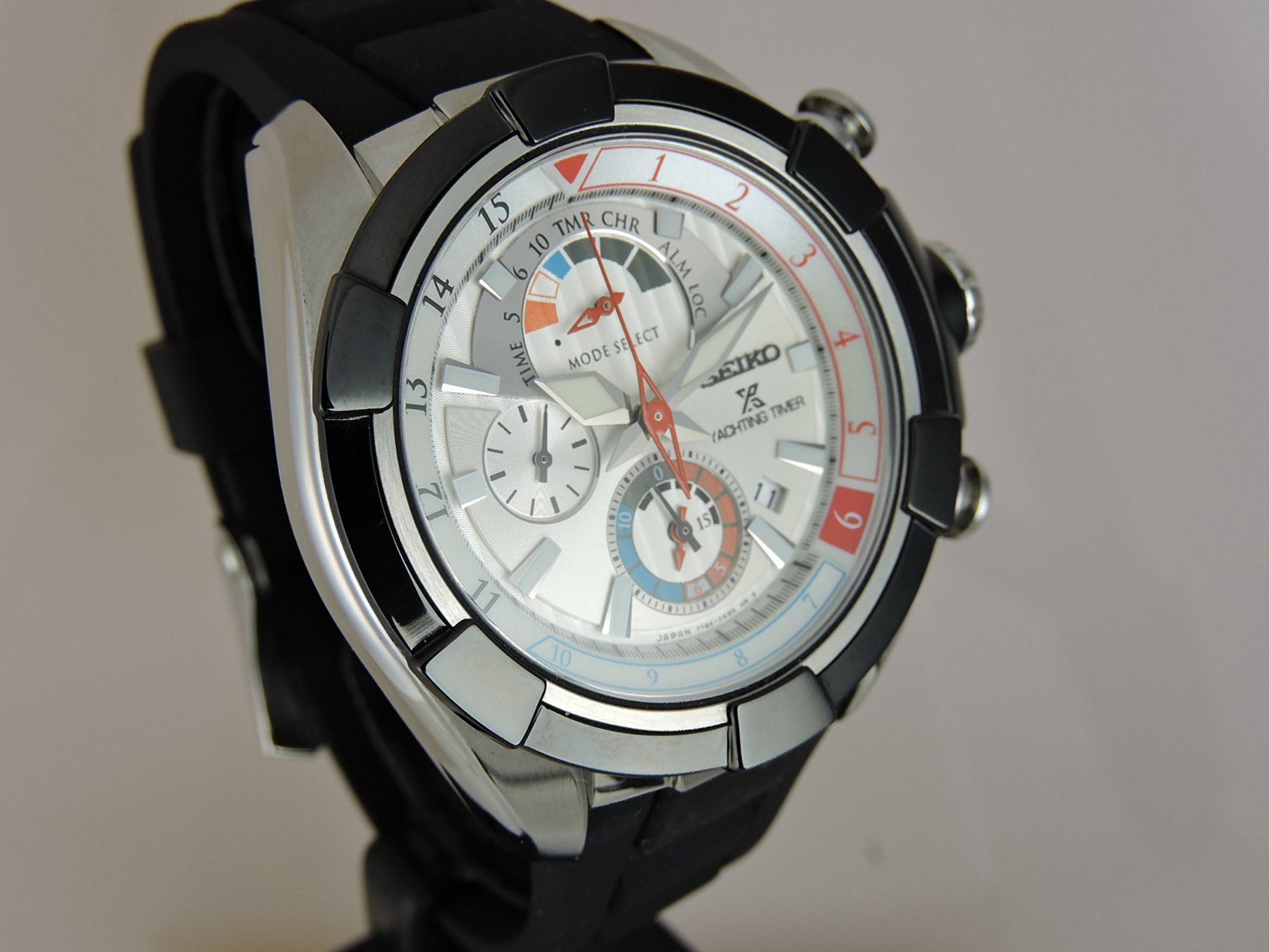 Seiko Orologi: SEIKO Prospex Yachting Timer SBBT035 - 47mm B&P – Usato da Bern venduto da Vintage-Oyster 5