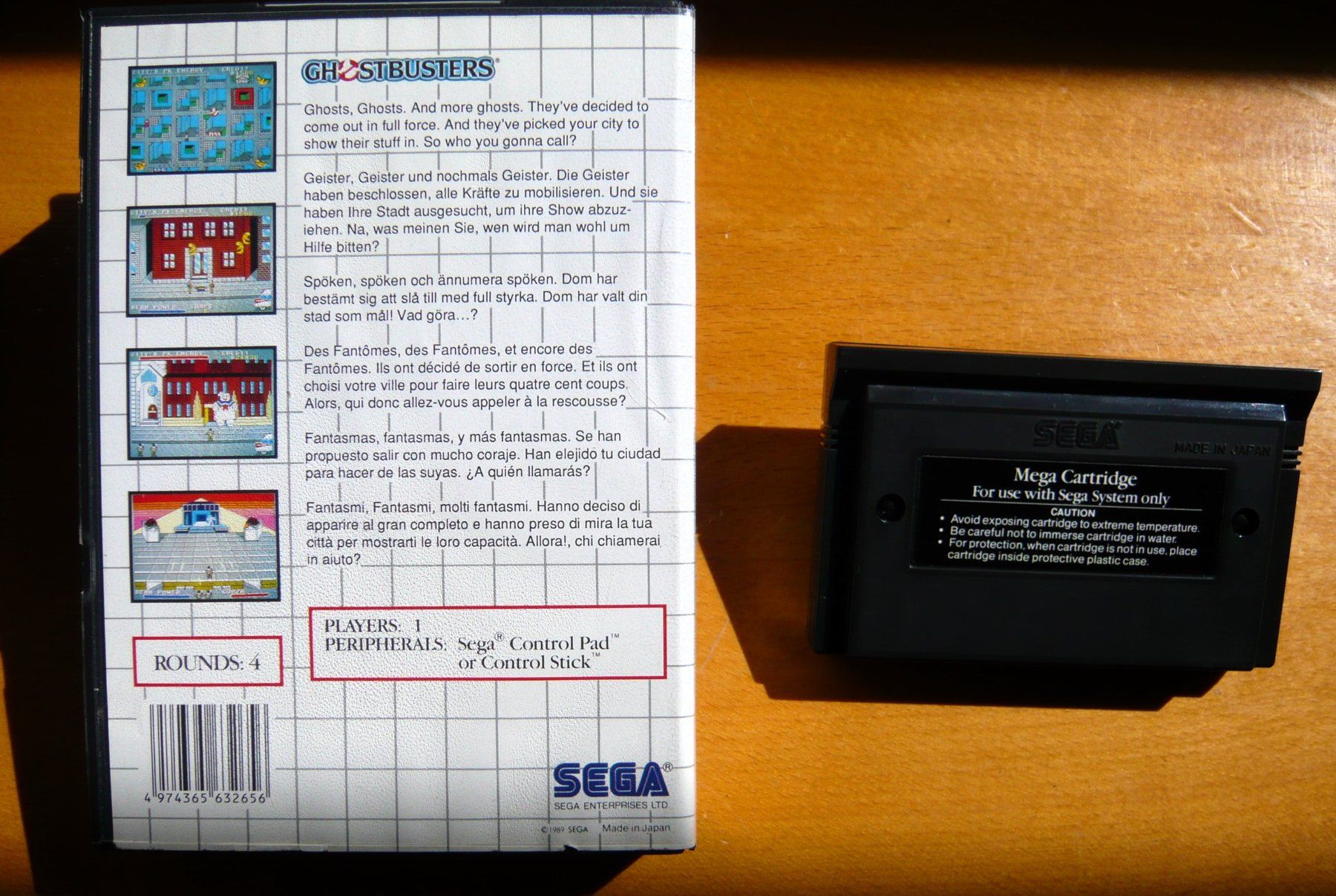 Sega Giochi: SEGA Master System : Ghostbusters, 1989 – Usato da Onex venduto da Jaguar1986 2