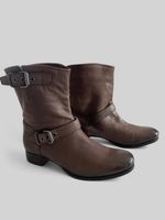 Prada Leder Schuhe / Stiefel / Boots Braun Gr. 37 1/2