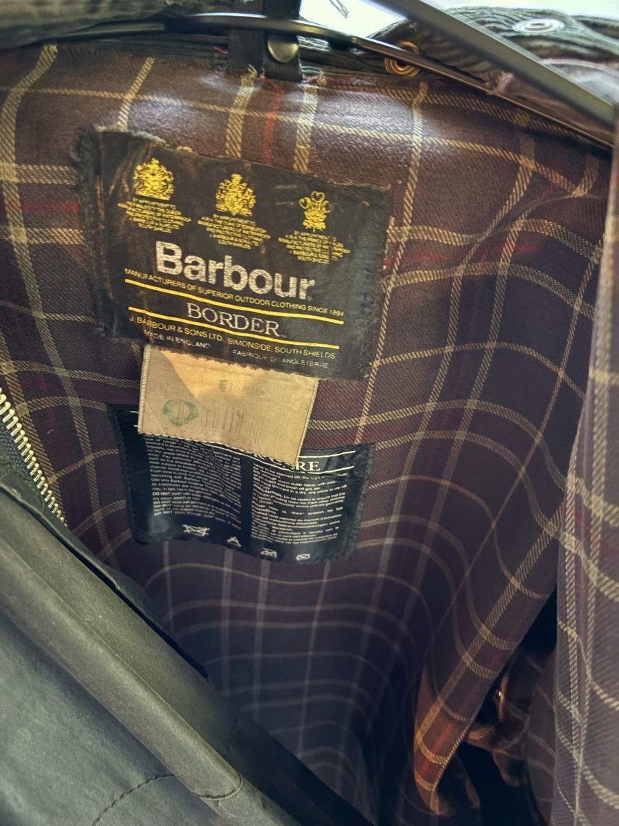 Barbour Cappotti: Wachsjacke Barbour Border – Usato da Basel venduto da Marferr 2