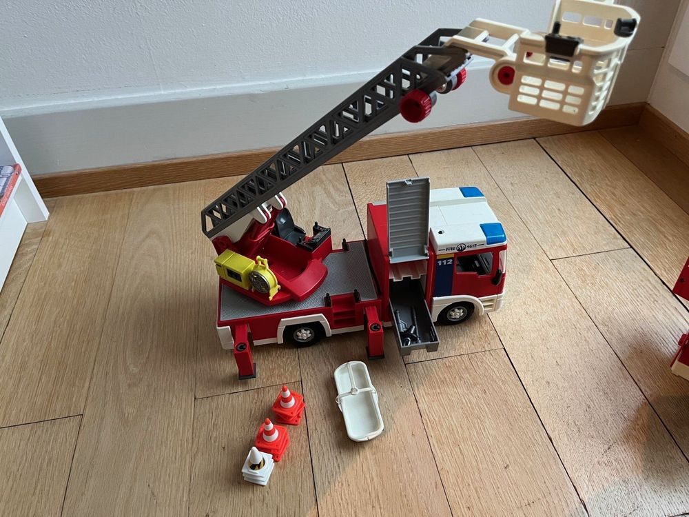 Playmobil Feuerwehr Drehleiter und Tanklösch | Kaufen auf Ricardo