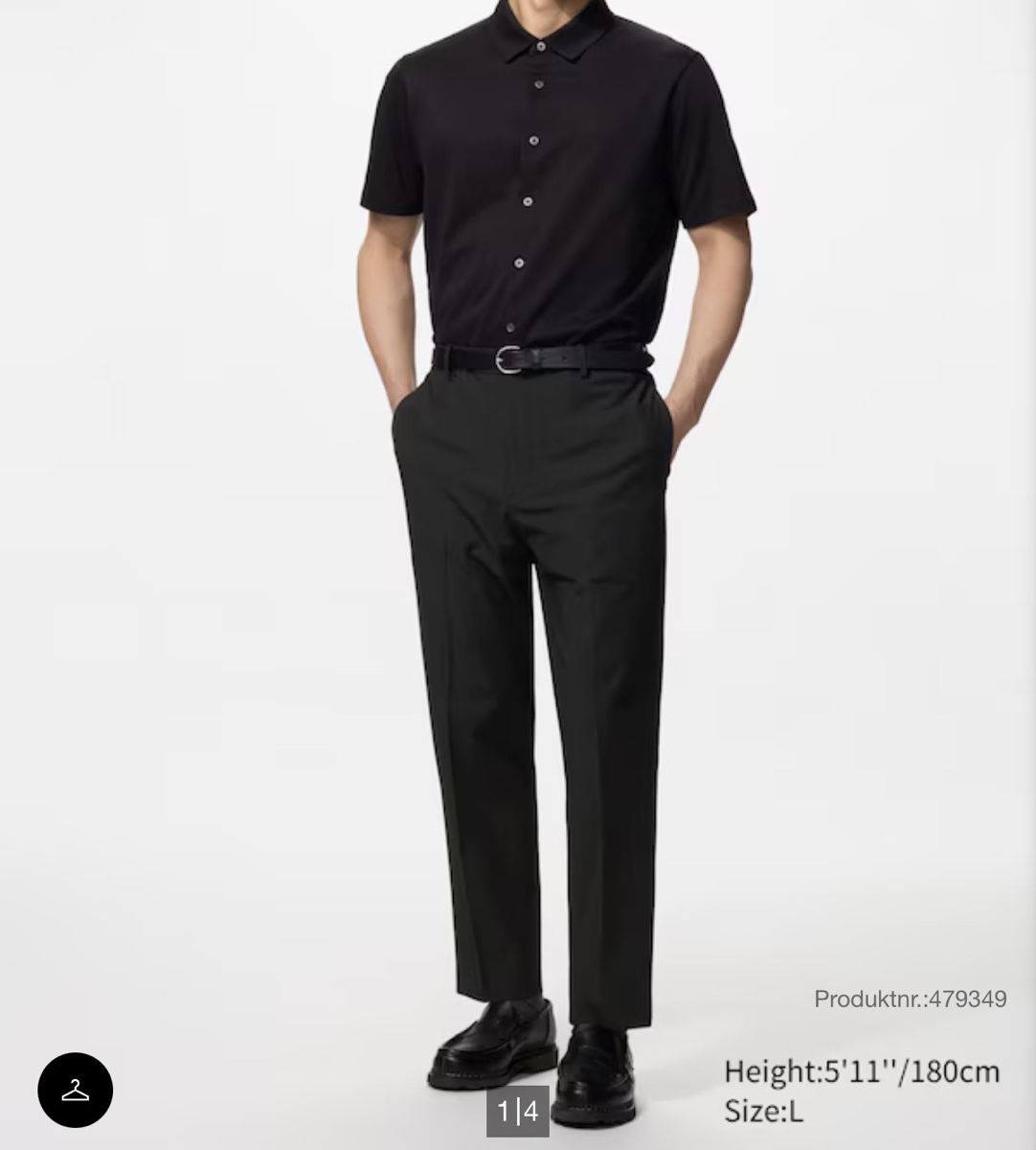 Uniqlo Pantaloni: Uni Qlo Smart - Hose grau - Neu Grösse S – Nuovo e nell'imballaggio originale da Seewen SZ venduto da audi-point 3