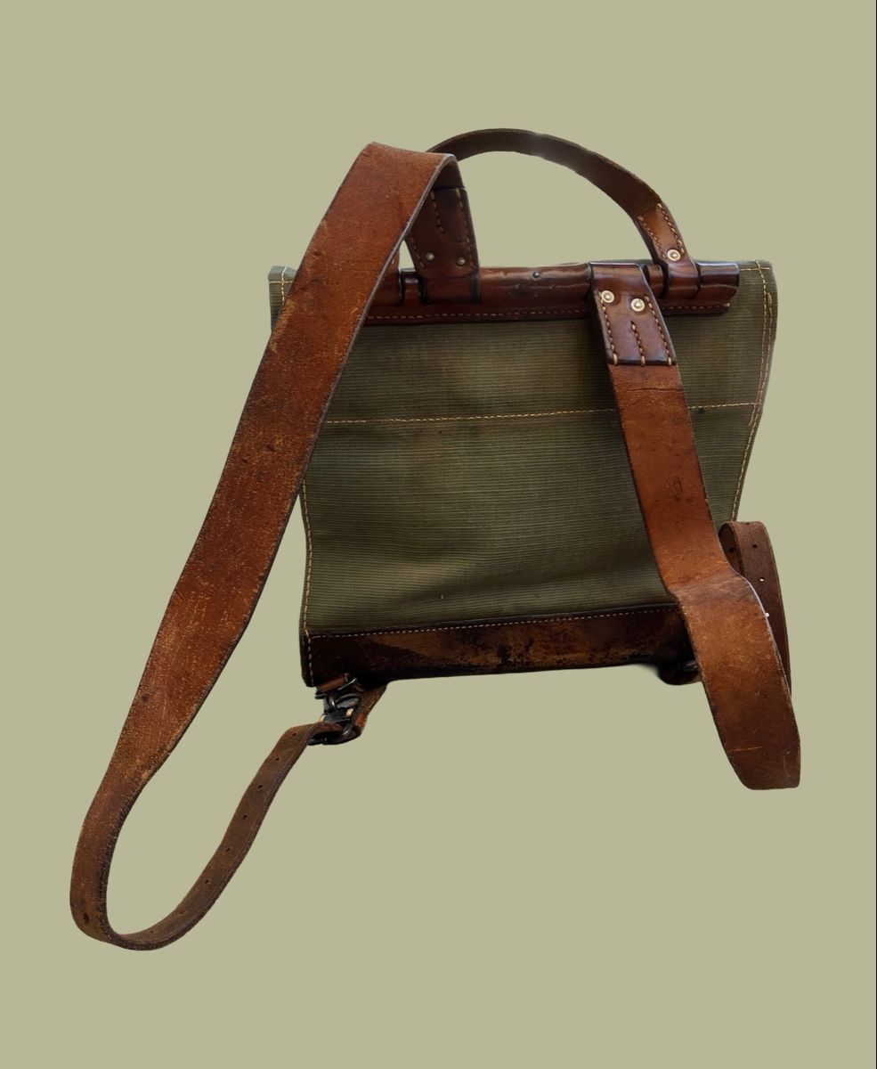 Schweizer Armee Zaini: Sac à Dos Munitions Armée Suisse 1941 WW2 – Usato da Bellevue venduto da Belafer 2