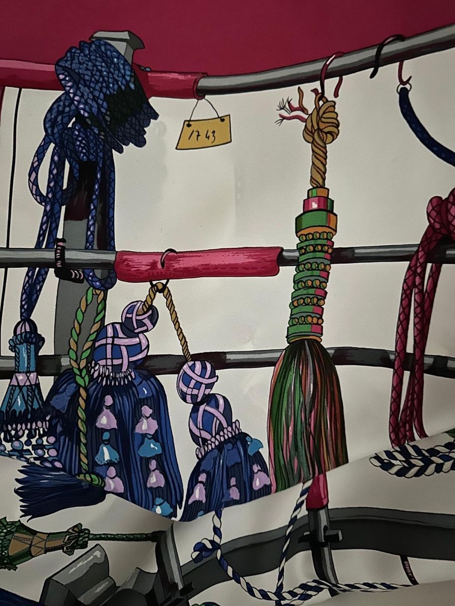 Hermès Foulard & Sciarpe: Hermès Seidentuch "Passementerie" – Nuovo (secondo la descrizione) da Binningen venduto da Yuliya15 1