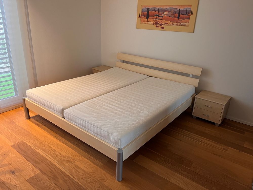 Komplette Schlafzimmer Mit Lattenrost Und Matratze