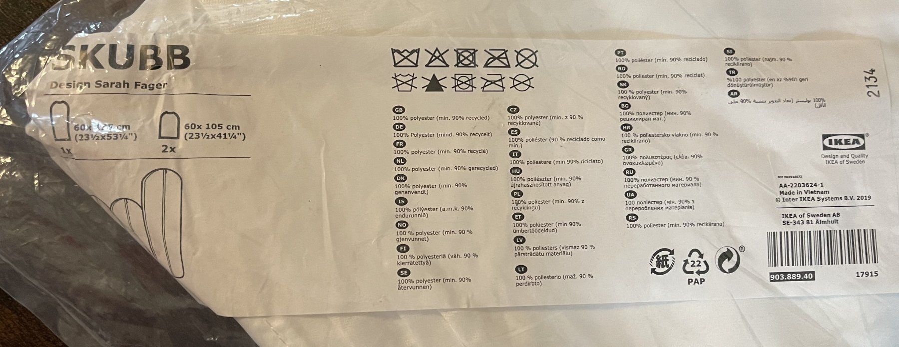 Ikea Guardaroba: SKUBB Kleiderschutzhülle 3 St. – Nuovo e nell'imballaggio originale da Oftringen venduto da Vucki 1