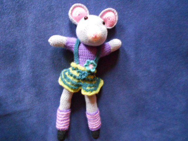 Bambole: Maus Lili ca 30 cm Handarbeit – Nuovo (secondo la descrizione) da Flühli LU venduto da primula-47 3