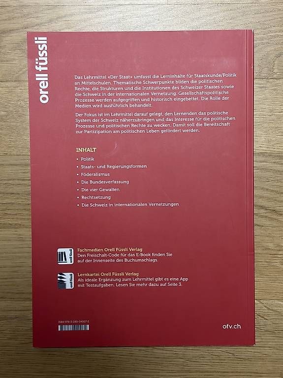 Libri: Der Staat - Grundlagenbuch – Usato da Meilen venduto da max_8csn 1