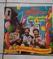 4 Trio Eugster Mir mach es Fäscht LP Vinyl Autogramme