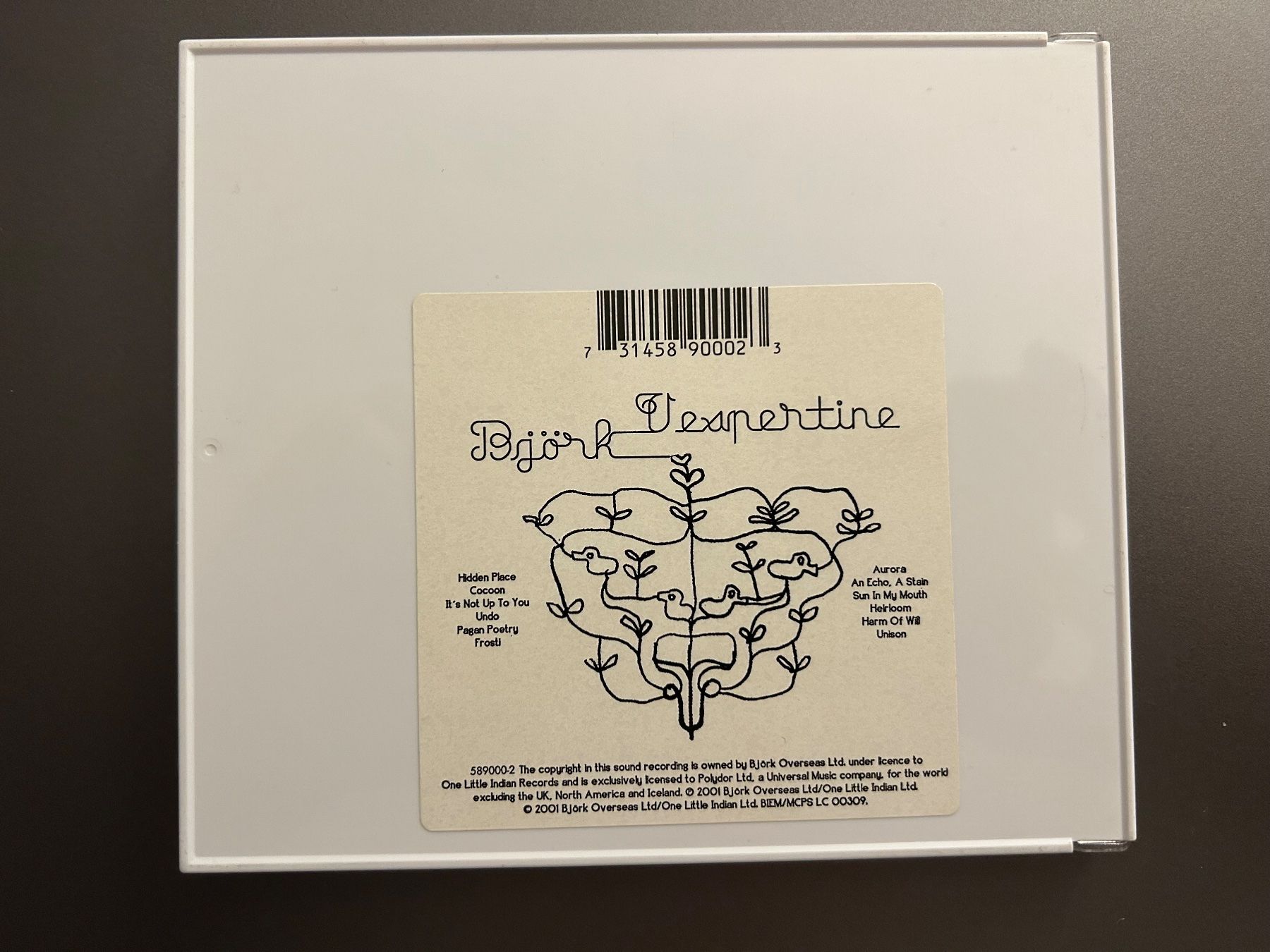 CD: Björk Vespertine - signiert – Usato da Dübendorf venduto da Kofetti_21 2