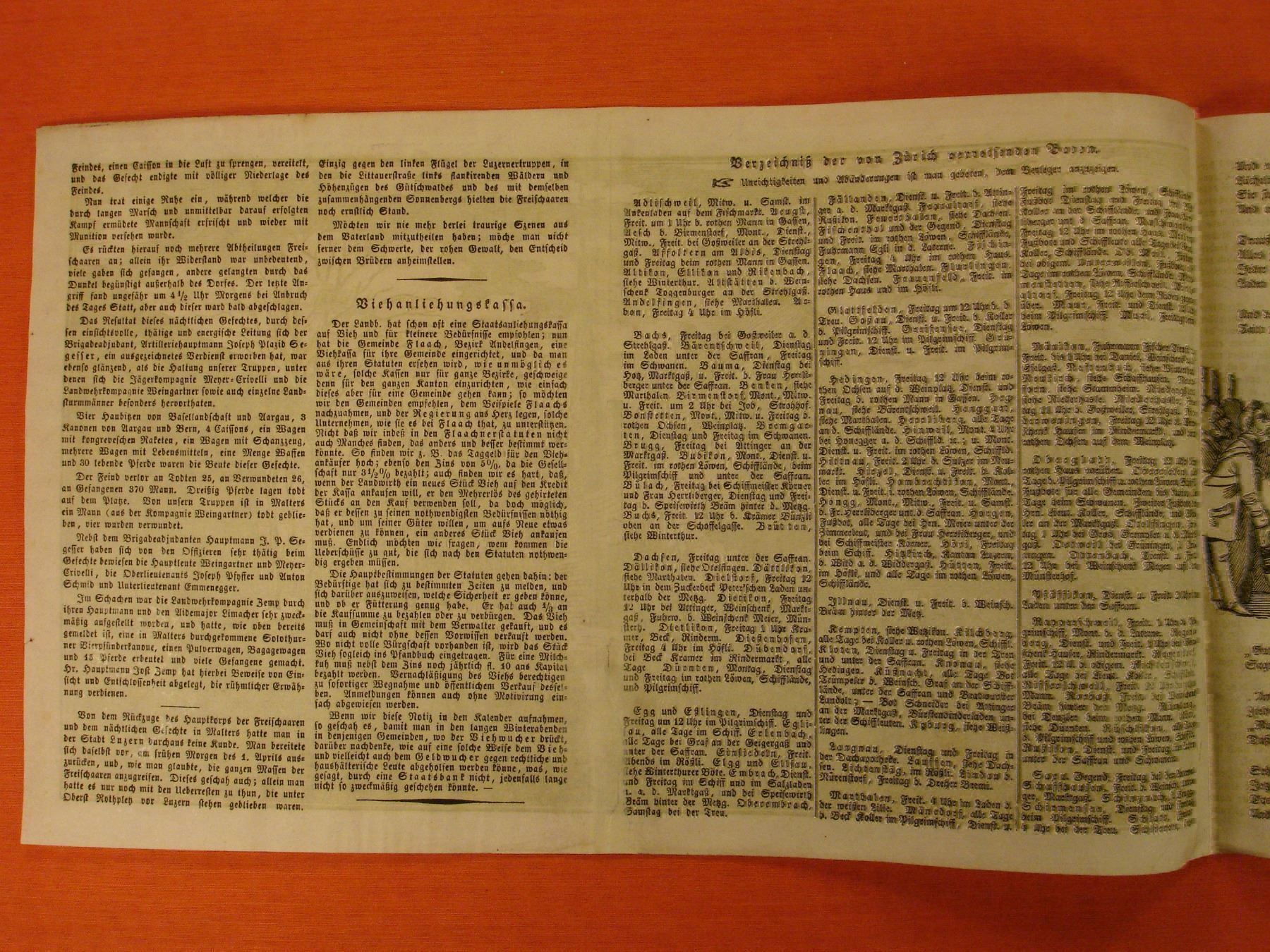 Xilografie: MALTERS, HOLZSCHNITT 1845 – Usato da Grüningen venduto da Kartensammler 6