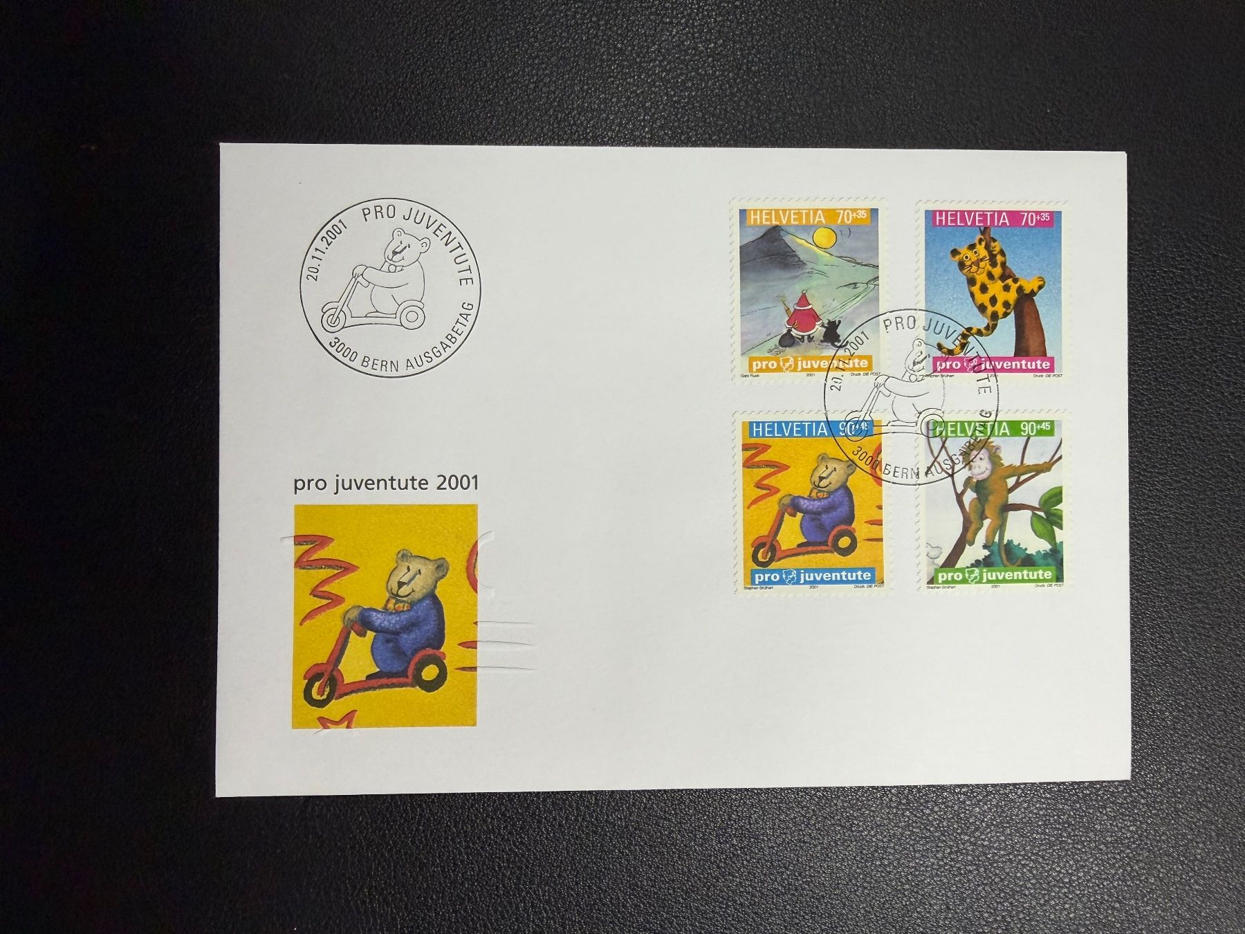 Tutti i francobolli: Pro Juventute 2001 FDC – Usato da oberrüti venduto da jeanmei