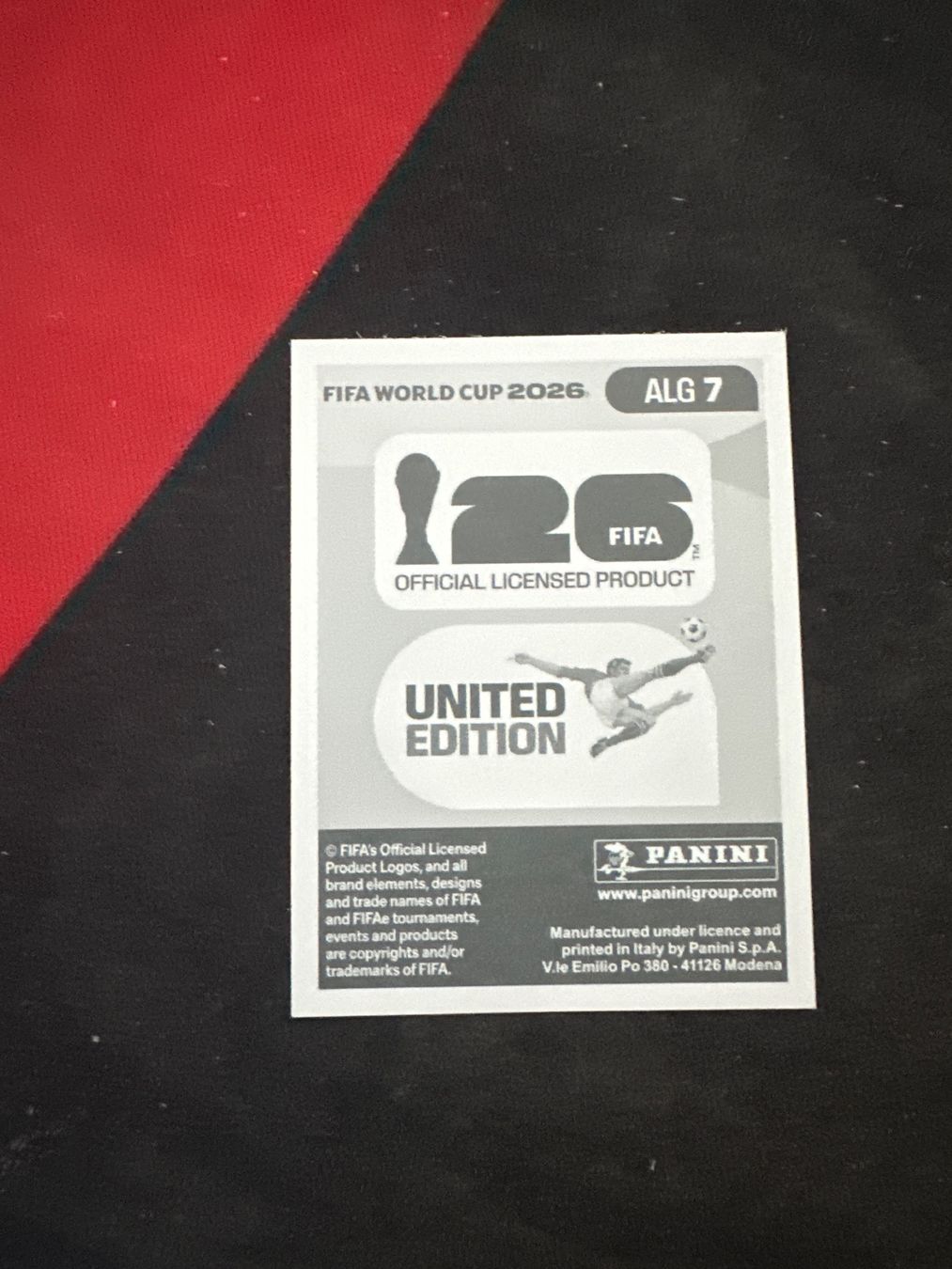 Panini Carte collezionabili: Panini FIFA WM 2026 Sticker - ALG 7 – Usato da Sulz AG venduto da DealWerk 1