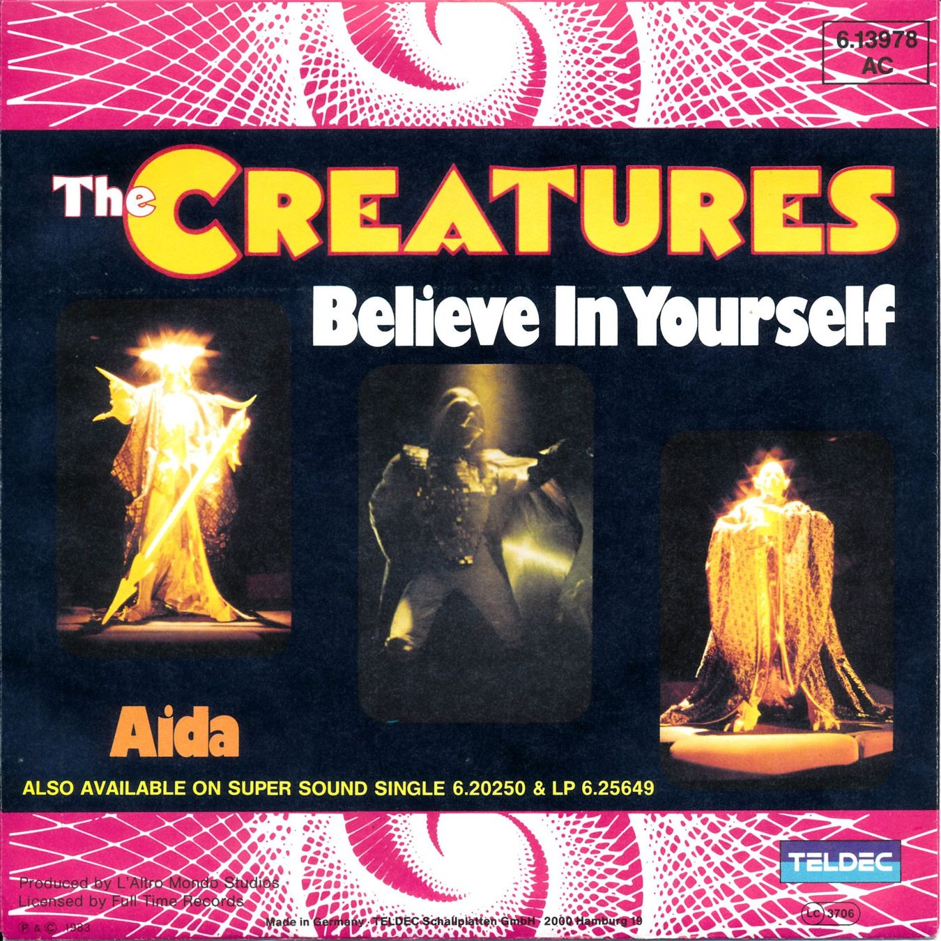 Dischi in vinile: CREATURES - BELIEVE IN YOURSELF (7'' Vinyl Single NM) – Usato da Hedingen venduto da Studers 1