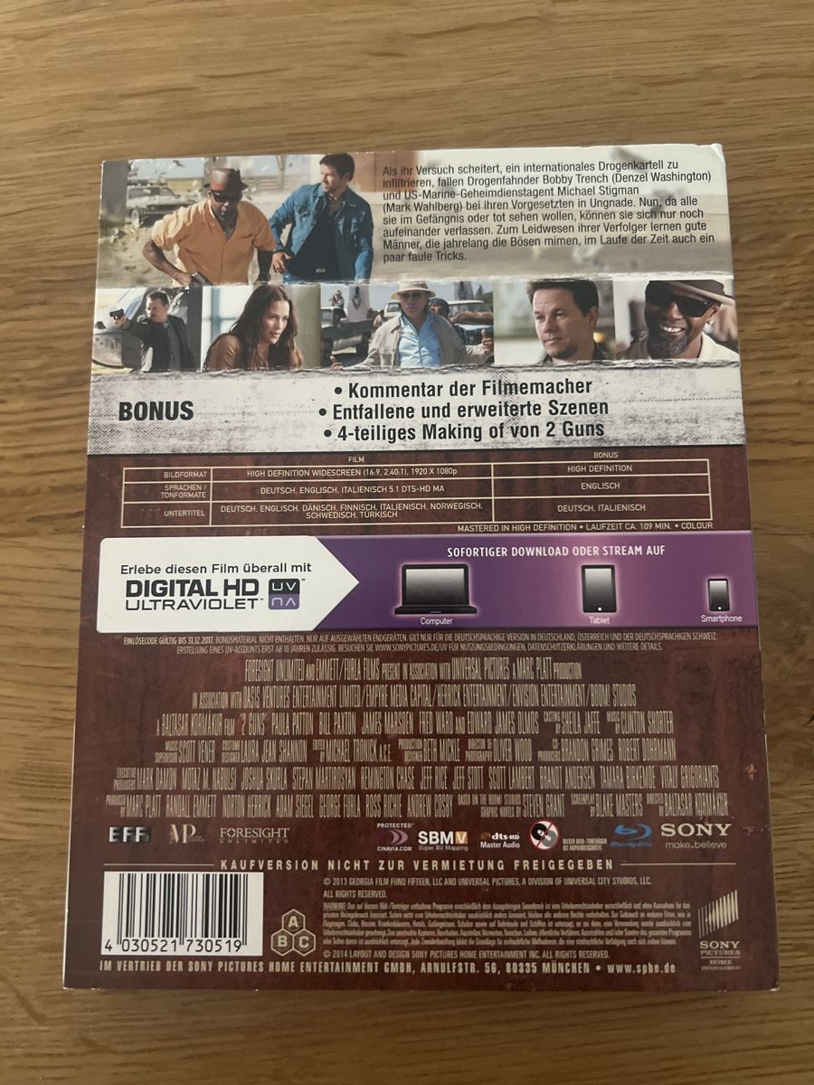 Alle DVDs: 2Guns – Gebraucht aus Steffisburg von balboa_76 1