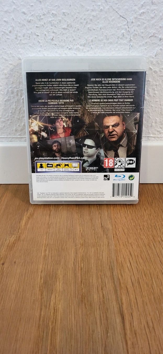 Sony Spiele: PS 3 - Heavy Rain – Gebraucht aus Münsingen von DigitaleSpielecke 1