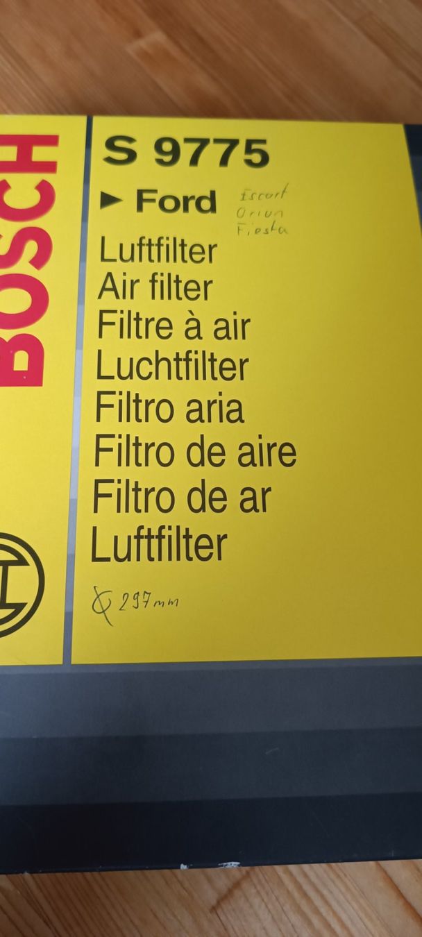 Ford Tutti pezzi di ricambio auto: Bosch S 9775 Luftfilter Ford – Nuovo e nell'imballaggio originale da Münchwilen TG venduto da Gandalf126 1
