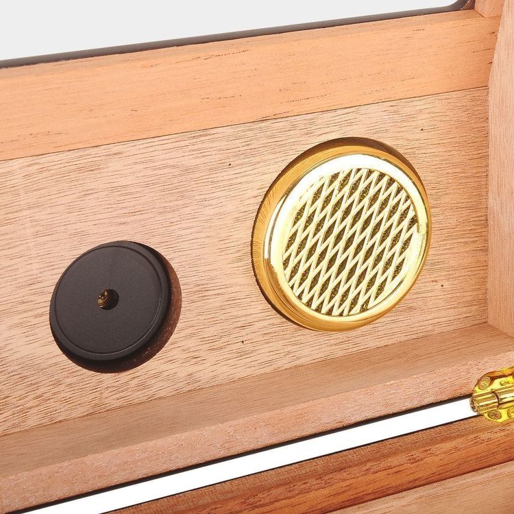 Humidor für 50 Zigarren mit Hygrometer (Neu (gemäss Beschreibung)) in ...