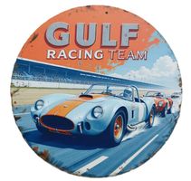 GULF Racing Team - Blechschild  (neu/OVP)