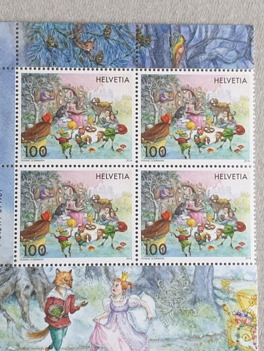 Tutti i francobolli: (695) Sondermarken «Märchen» 2018 – Usato da Schwarzhäusern venduto da Inot3 1