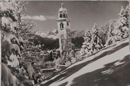 St. MORITZ  -  Der alte Kirchturm