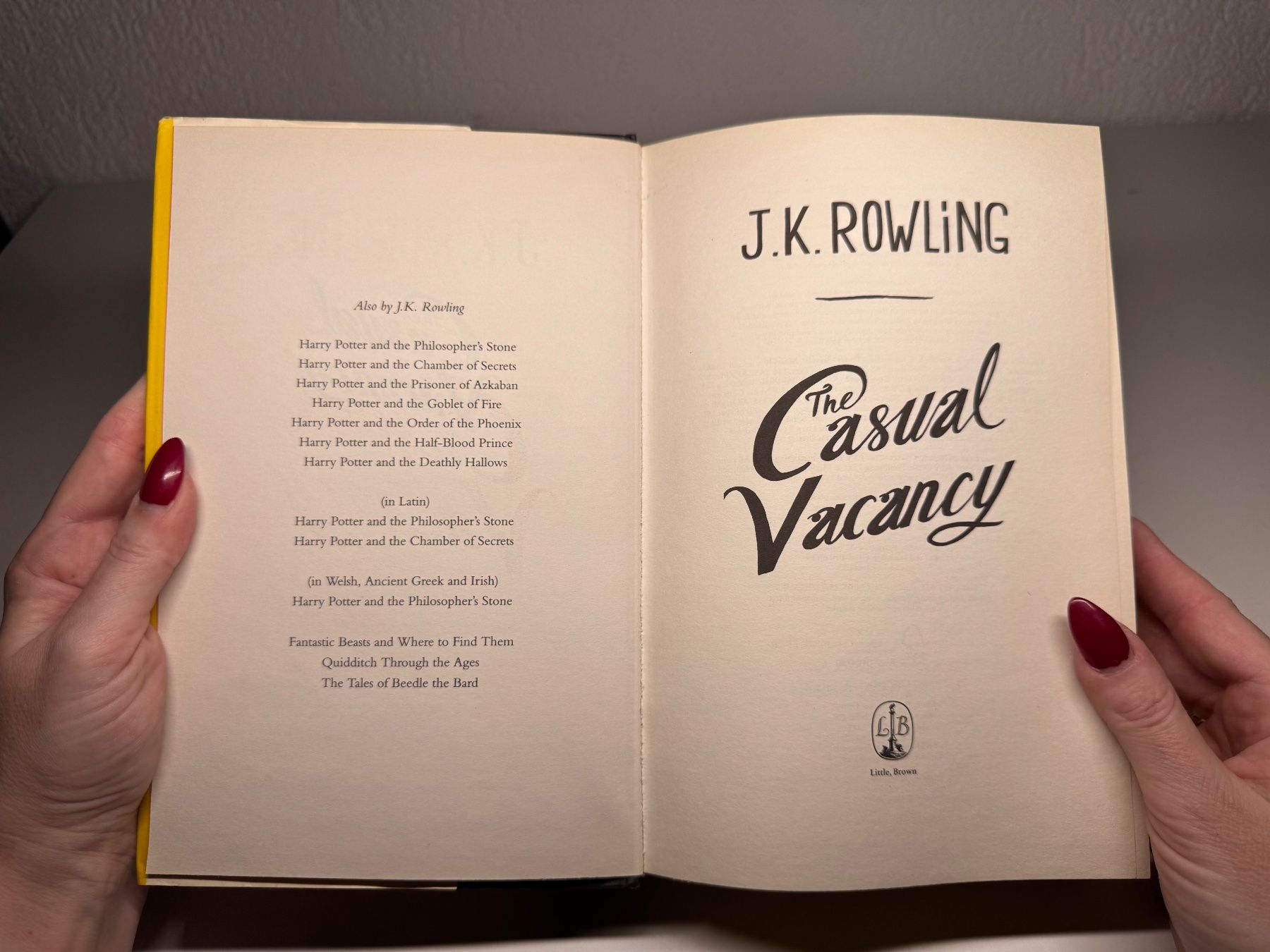 Libri: NOVEL: J.K. Rowling, The Casual Vacancy – Usato da Grosswangen venduto da English_books 2