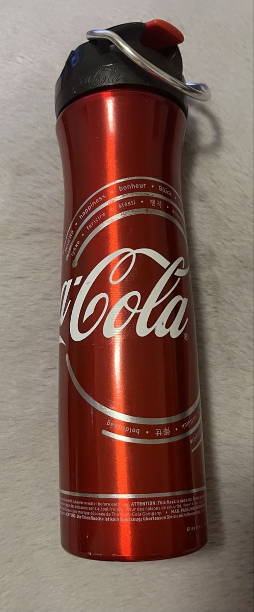 Coca-Cola Trinkflaschen & Thermosflaschen: Orginal seltene Coca-Cola Trinkflasche, Aluminium – Neu (gemäss Beschreibung) aus Churwalden von kit_578v