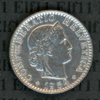 CHF___0.20 1954 -unz 20 Rappen