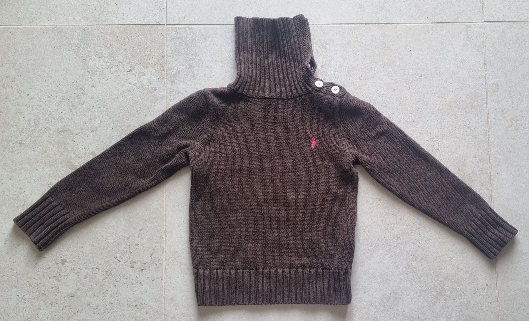 Ralph Lauren Maglioni & Felpe: Ralph Lauren Rollkragenpullover braun Gr.104 – Usato da Champlan venduto da acr_kkd5 2