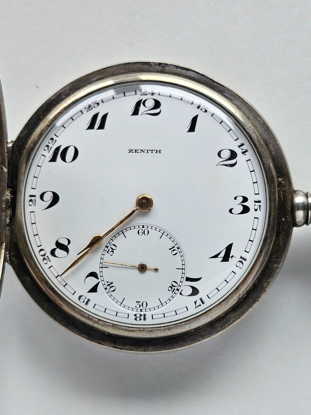 Zenith Uhren: 596 Zenith Savonette Taschenuhr Silber 0.800 – Gebraucht aus Berikon von mmm21 2