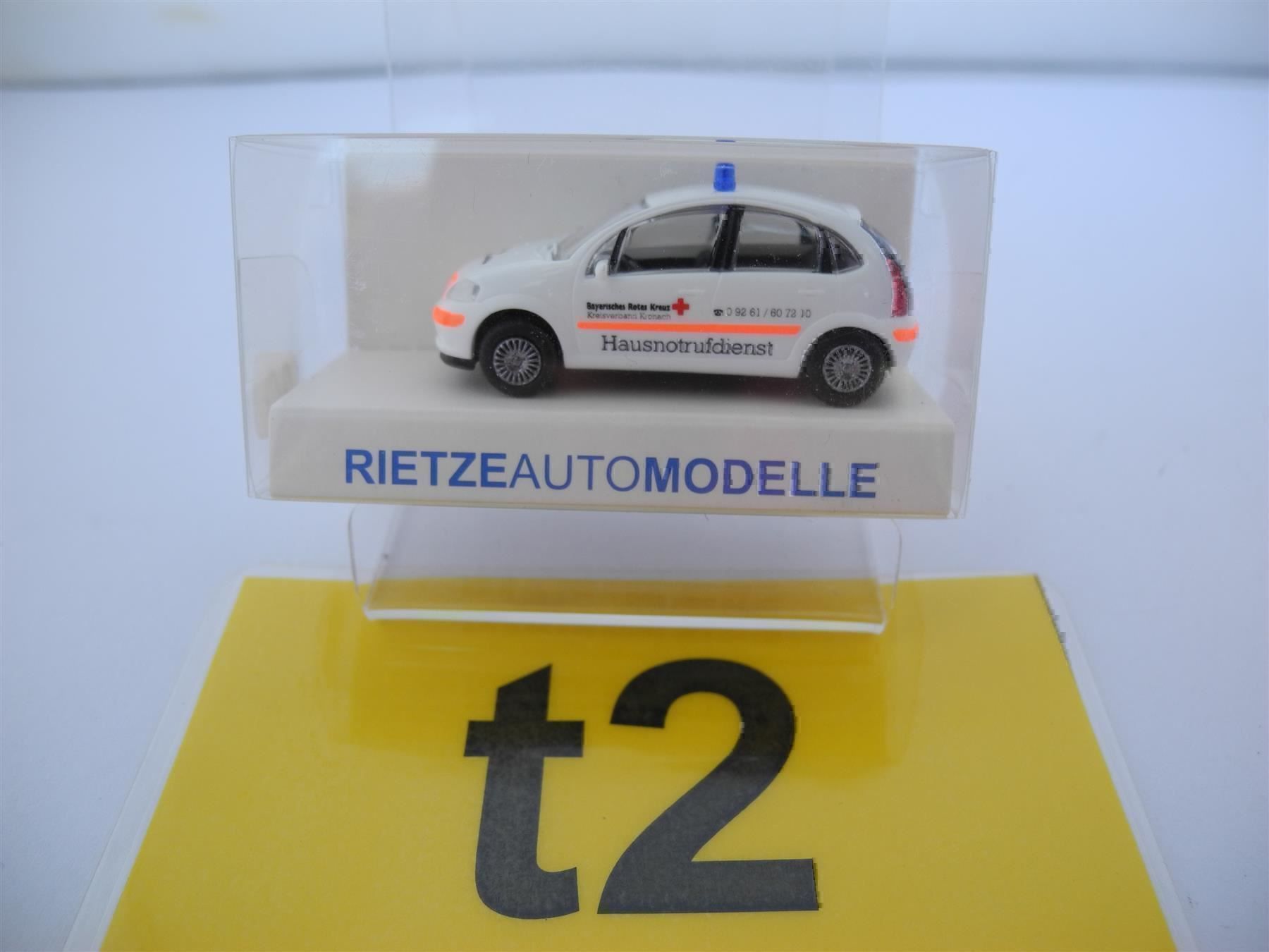 Rietze Modellini d'auto: Rietze 51166 DRK Hausnotruf, Nr. t2 – Nuovo e nell'imballaggio originale da Kottwil venduto da Crazyrolf