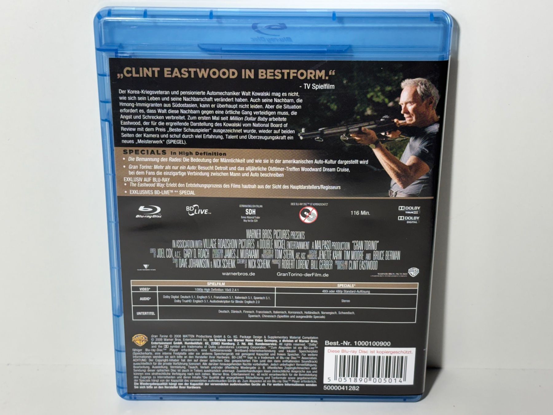 Alle DVDs: Gran Torino Blu Ray – Gebraucht aus Wilderswil von Sstriker 1