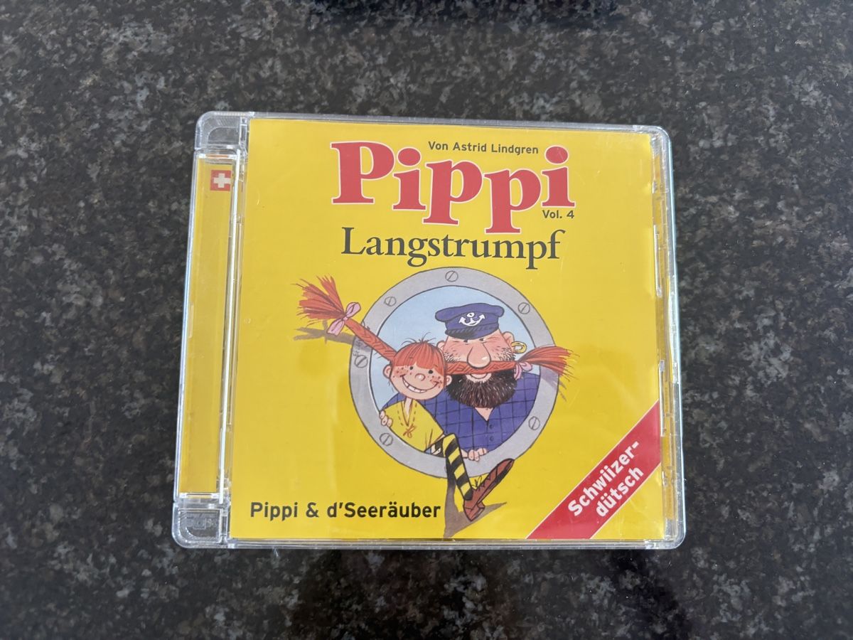 CD: Pippi Langstrumpf CD "Pippi & d'Seeräuber" Schwiizerdütsch V – Usato da Grosswangen venduto da Sunnyday35