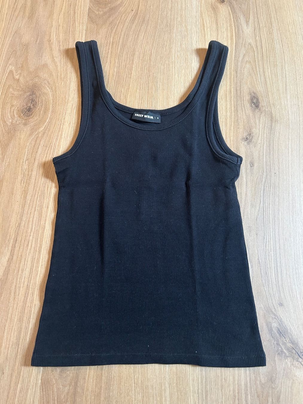 Tally Weijl Top: Top noir long Tally Weijl taille S – Usato da Delémont venduto da elena_neuhaus