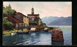 Gambarogno-Vira, Partie am See mit Blick