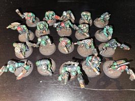 Warhammer 40K - Ork Boyz Unit Painted