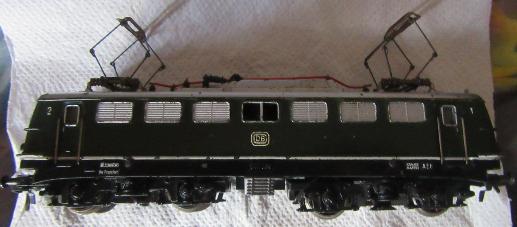 Fleischmann Modelleisenbahnen: Fleischmann E. - Lokomotive DB  grün H0 defekt – Gebraucht aus Rüdtligen von Carfield04 1