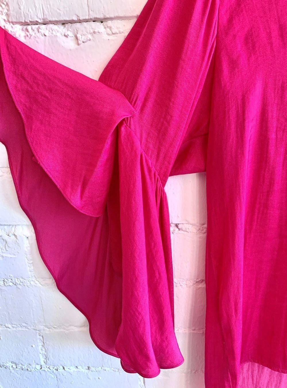 Zara Camicette: Schön fallende pinke Bluse von Zara – Usato da Bern venduto da Fraeuleinhonig 1