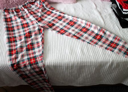NEU!OVP! Hose karriert weiss grün rot Weihnacht Christmas